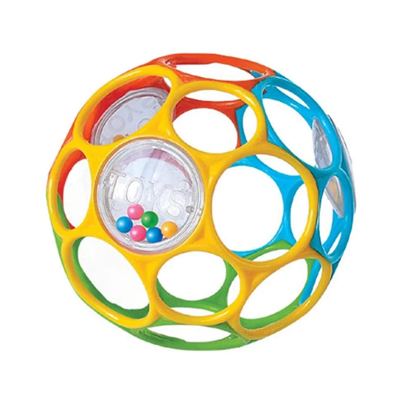 Baby Soft Grasping Rattle Ball with Bell