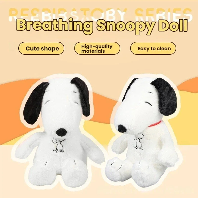 Baby Breathing Snoopy Plush Sleep Companion – Music & Light