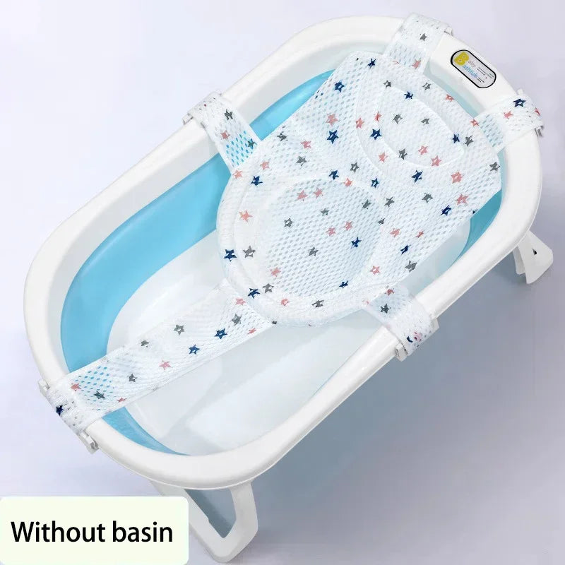 Baby Bath Net Seat Cushion – Adjustable Bathtub Support