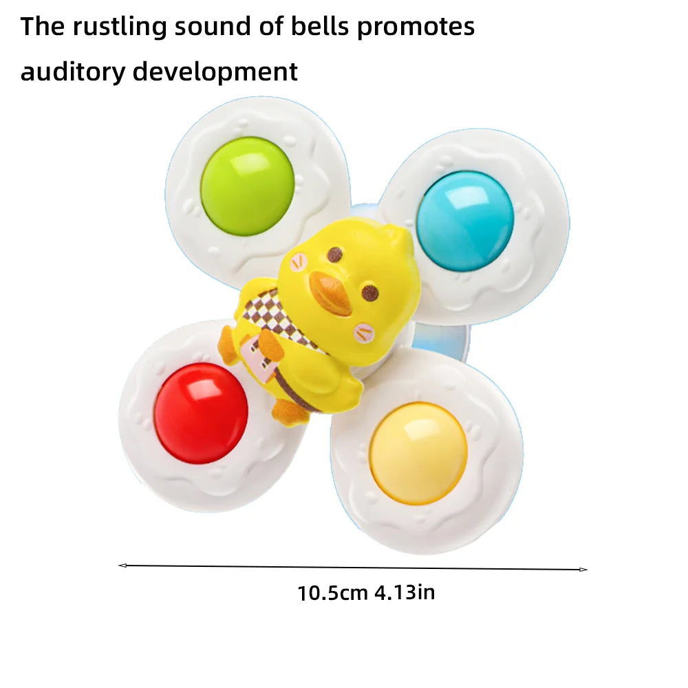Baby Suction Cup Spinning Bath Toy – Montessori