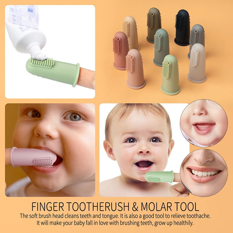 Baby Silicone Finger Toothbrush – BPA-Free
