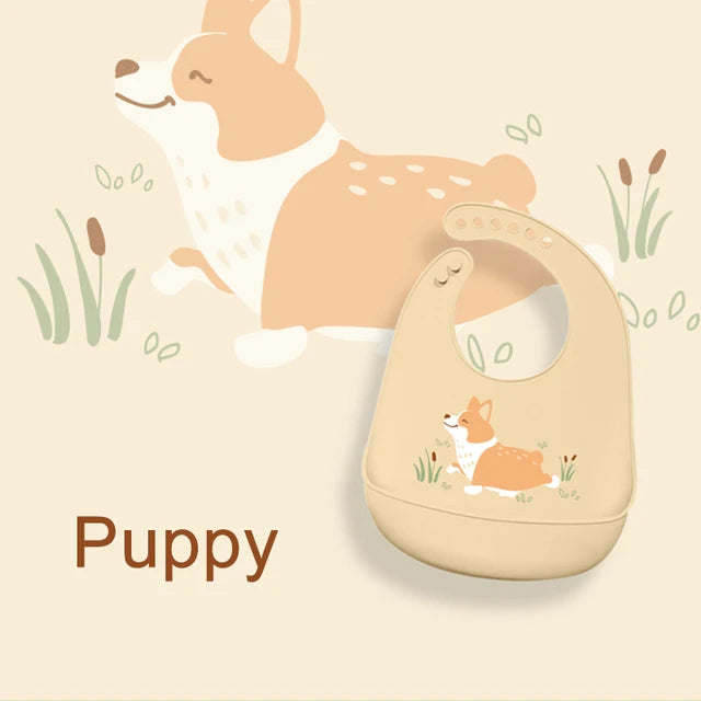 Silicone Baby Bib – Waterproof & Adjustable
