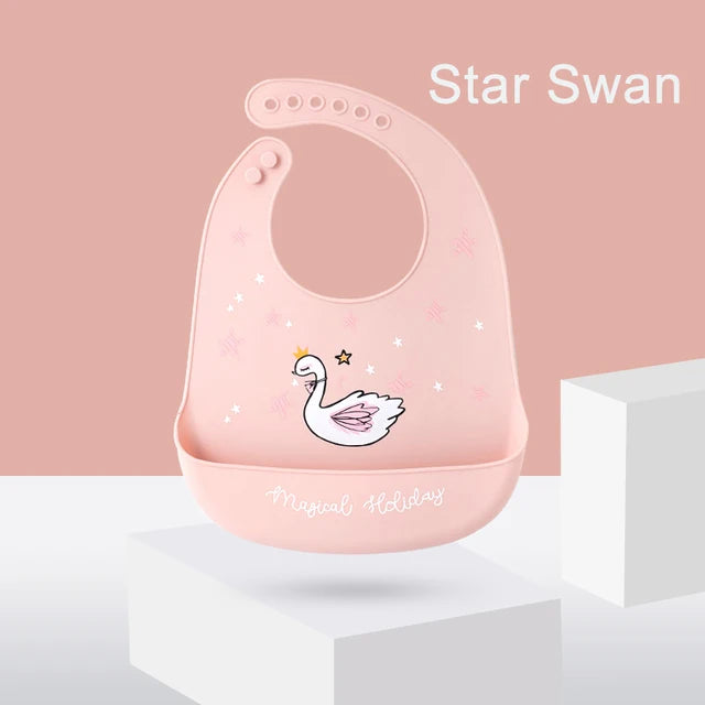 Silicone Baby Bib – Waterproof & Adjustable