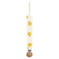 Cotton Baby Pacifier Clip Chain – Beech Wood & Metal