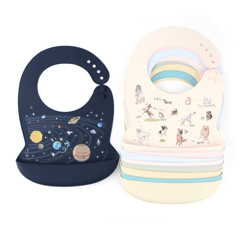 Silicone Baby Bib – Waterproof & Adjustable