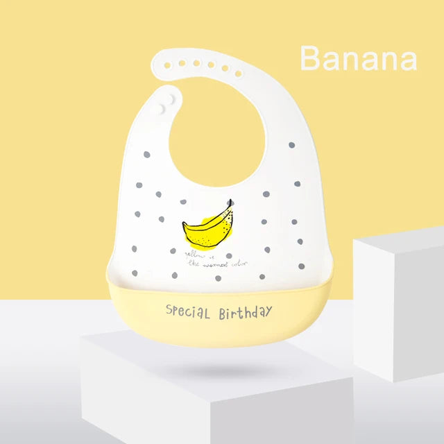 Silicone Baby Bib – Waterproof & Adjustable