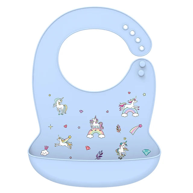 Silicone Baby Bib – Waterproof & Adjustable