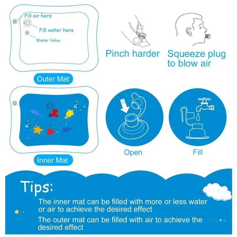 Baby Inflatable Water Play Mat