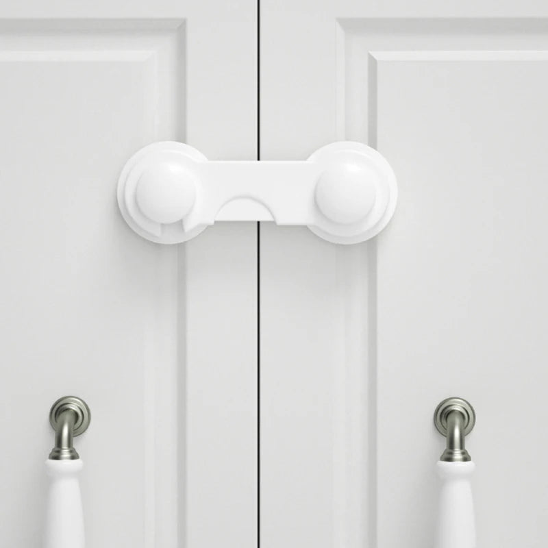 Baby Safety Cabinet Locks – 10 Pack (White)