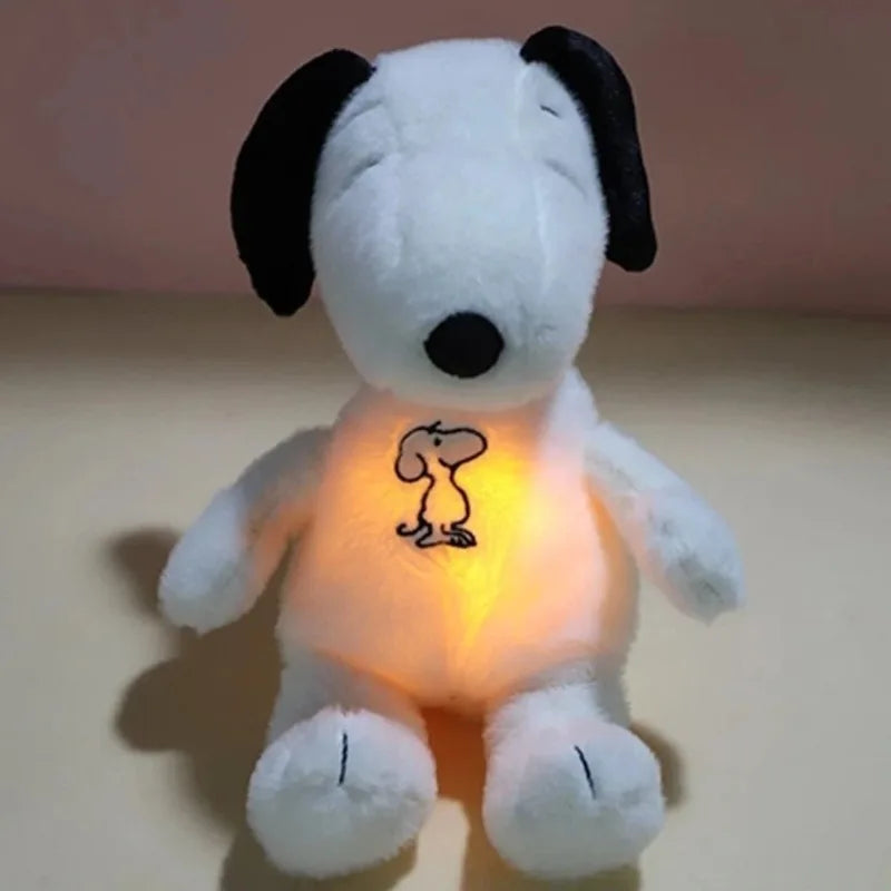 Baby Breathing Snoopy Plush Sleep Companion – Music & Light