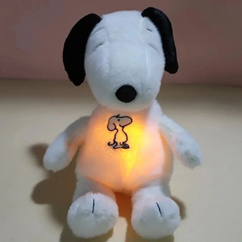 Baby Breathing Snoopy Plush Sleep Companion – Music & Light