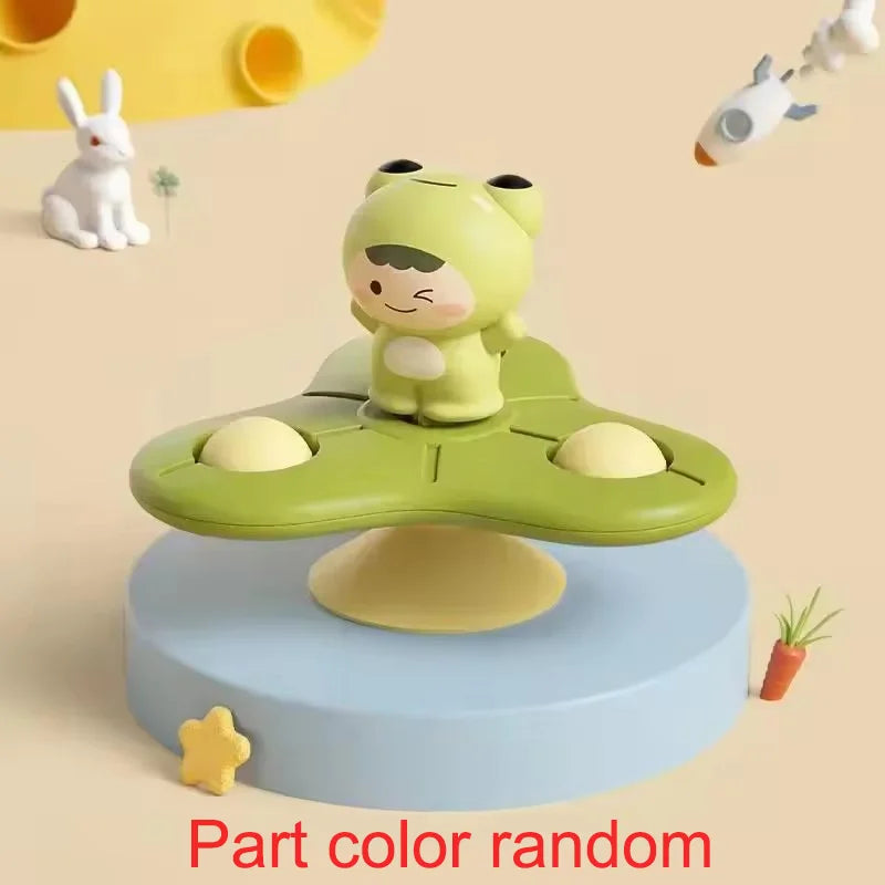 Baby Suction Cup Airplane Bath Spinner Toy