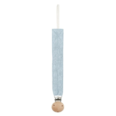 Cotton Baby Pacifier Clip Chain – Beech Wood & Metal