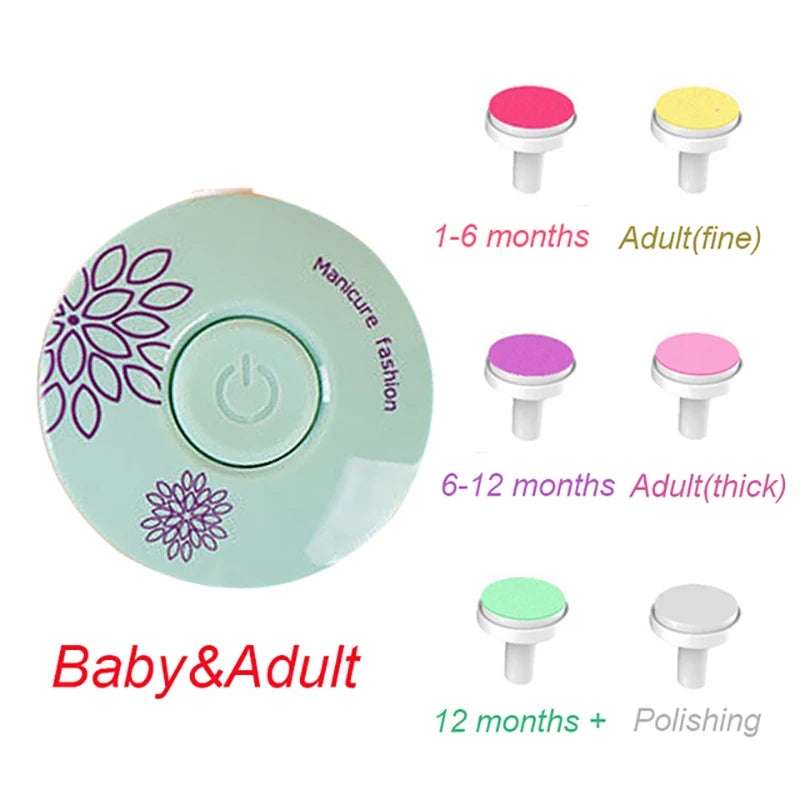 Electric Baby Nail Trimmer Kit