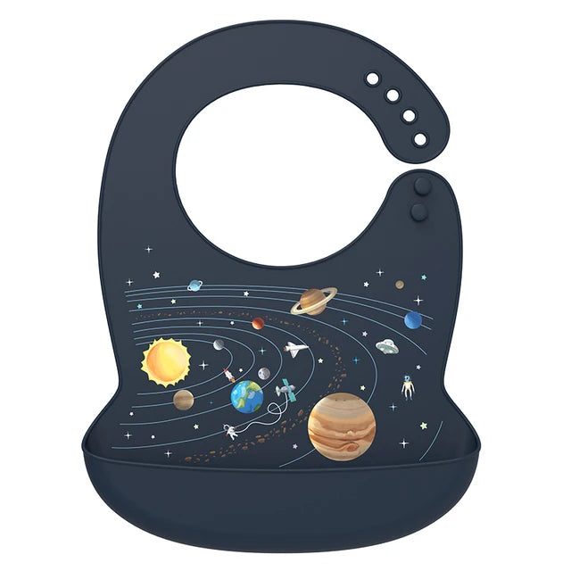 Silicone Baby Bib – Waterproof & Adjustable