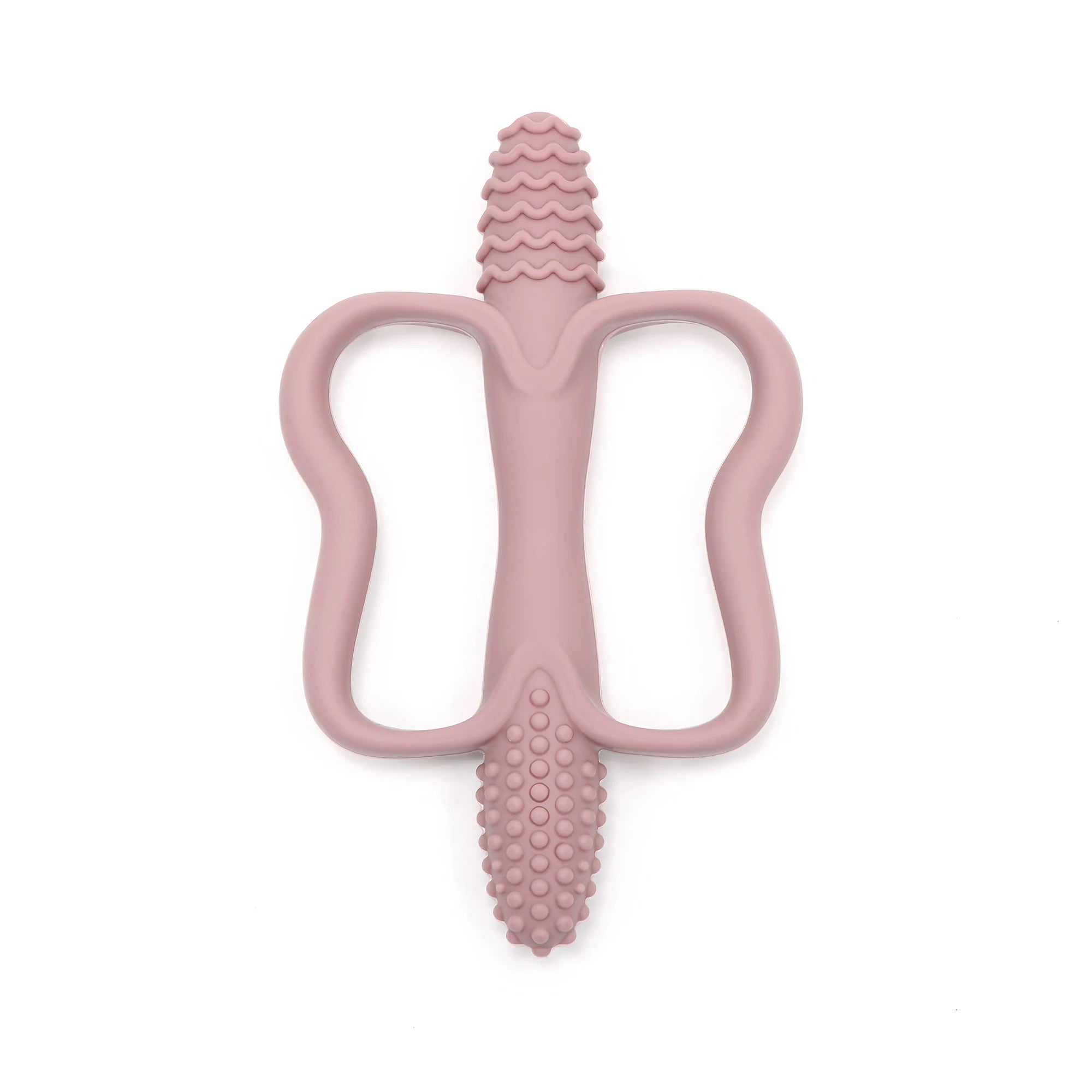 Baby Silicone Teething Toy with Easy-Grip Handle