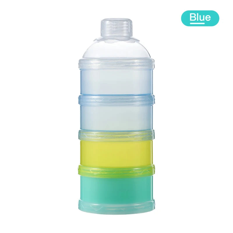 Portable 4-Layer Milk Powder Storage Box