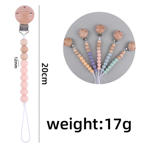 Silicone Baby Pacifier Clip Chain