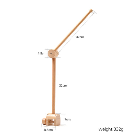 Baby Crib Mobile – Felt Forest Animal Hanging Rattle