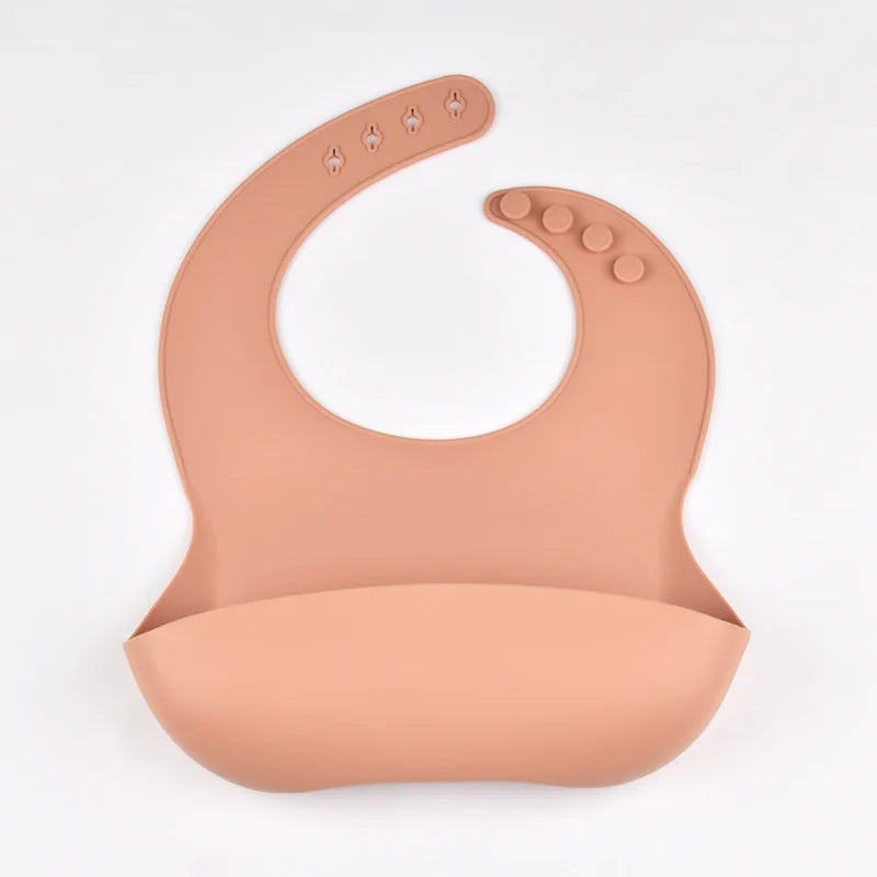 Baby Silicone Tray Bib – 4-Speed Adjustable