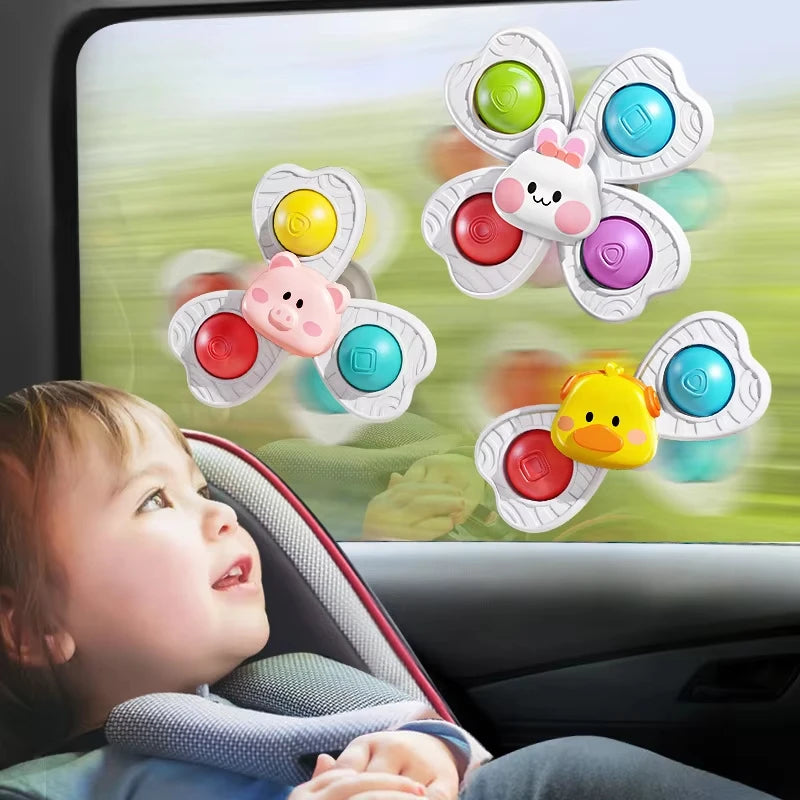 Baby Suction Cup Spinning Bath Toy – Montessori