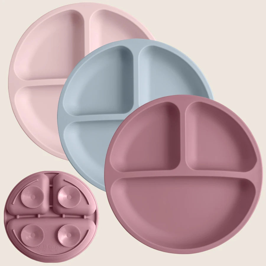 Baby Silicone Suction Dining Plate – BPA-Free