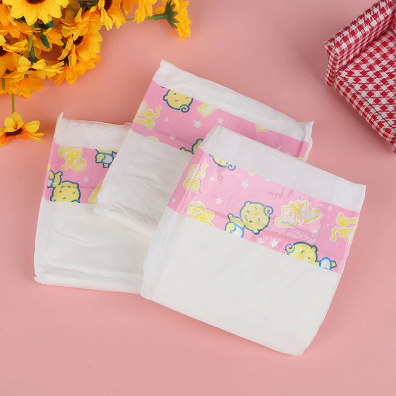 Doll Diaper Pants Accessory Set – 3 Pack