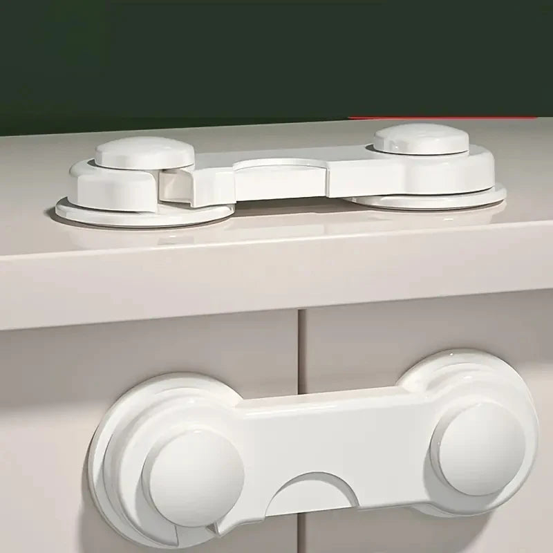 Baby Safety Cabinet Locks – 10 Pack (White)