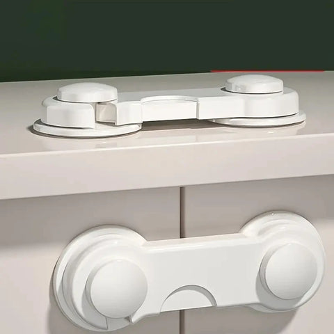 Baby Safety Cabinet Locks – 10 Pack (White)