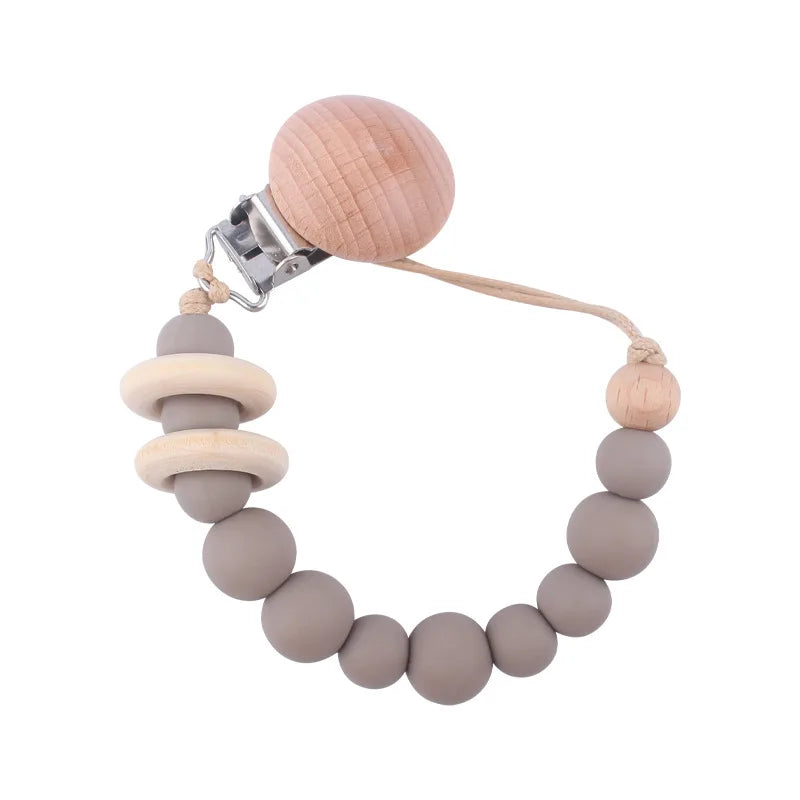 Silicone Baby Pacifier Clip Chain