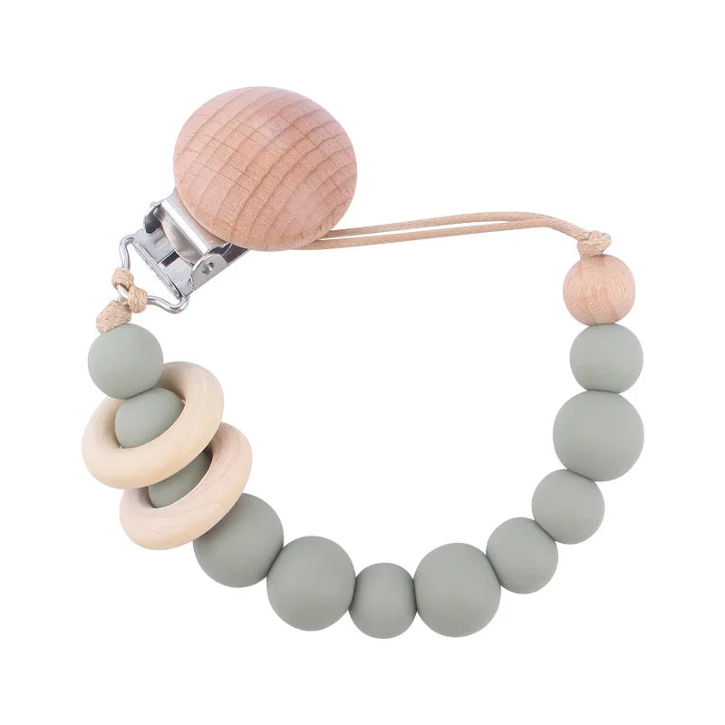 Silicone Baby Pacifier Clip Chain