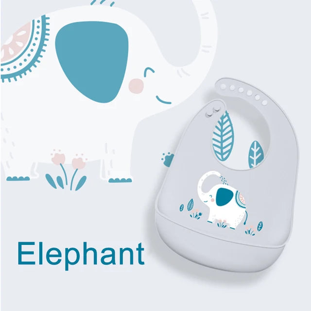 Silicone Baby Bib – Waterproof & Adjustable