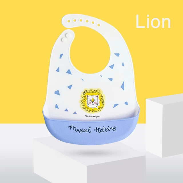 Silicone Baby Bib – Waterproof & Adjustable