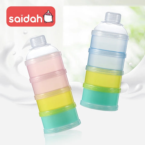 Portable 4-Layer Milk Powder Storage Box