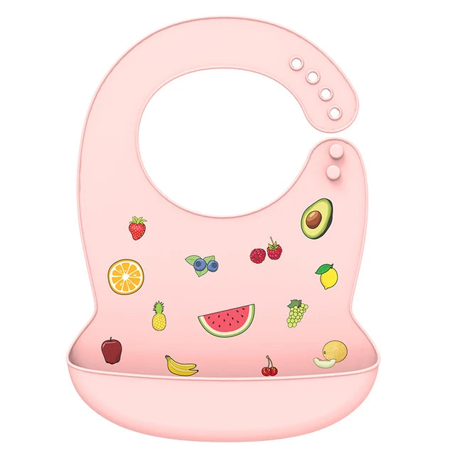 Silicone Baby Bib – Waterproof & Adjustable