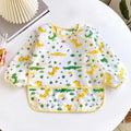 Baby Long Sleeve Waterproof Bib Apron – 0–3 Years