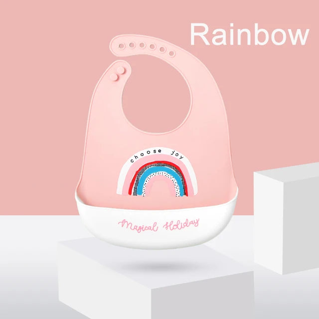 Silicone Baby Bib – Waterproof & Adjustable