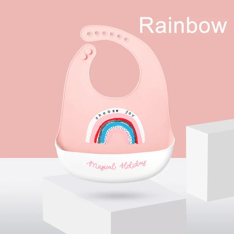 Silicone Baby Bib – Waterproof & Adjustable