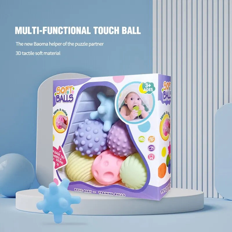 Baby Sensory Squeeze Balls Set of 6