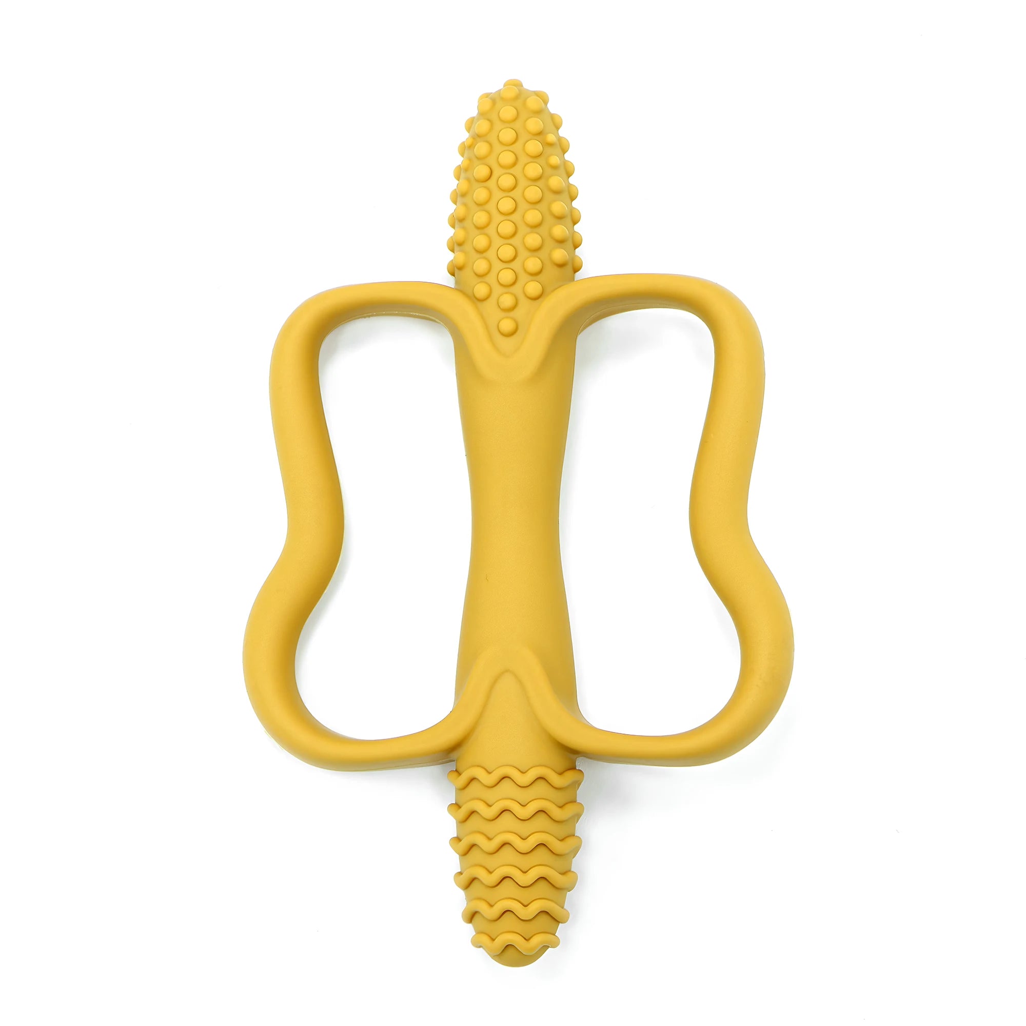 Baby Silicone Teething Toy with Easy-Grip Handle