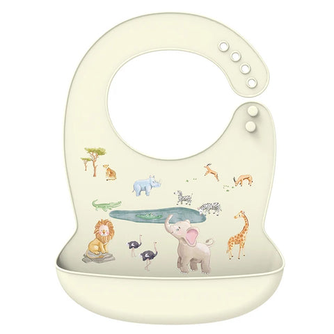 Silicone Baby Bib – Waterproof & Adjustable