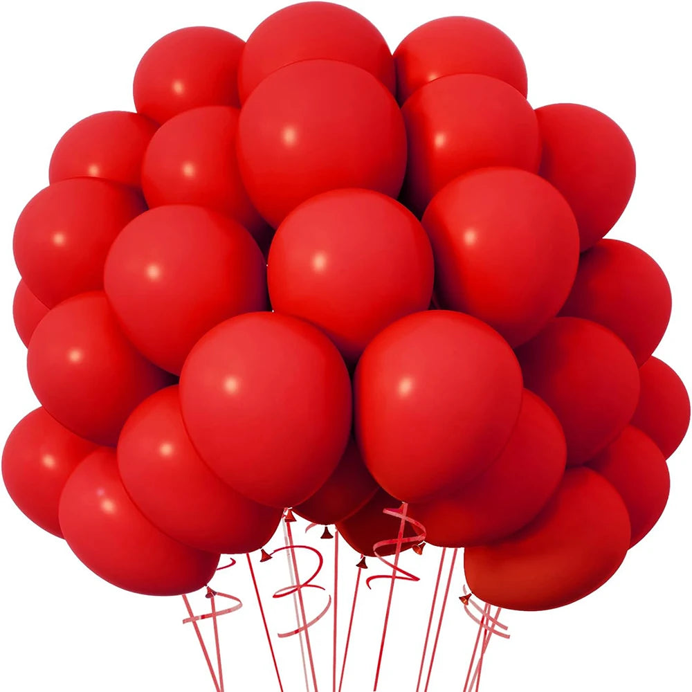 Latex Party Balloons – 10 to 30 Pack