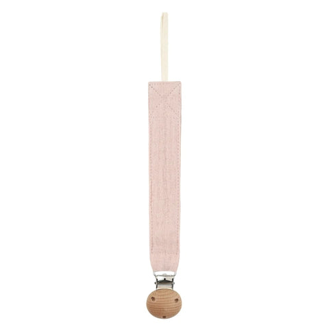 Cotton Baby Pacifier Clip Chain – Beech Wood & Metal
