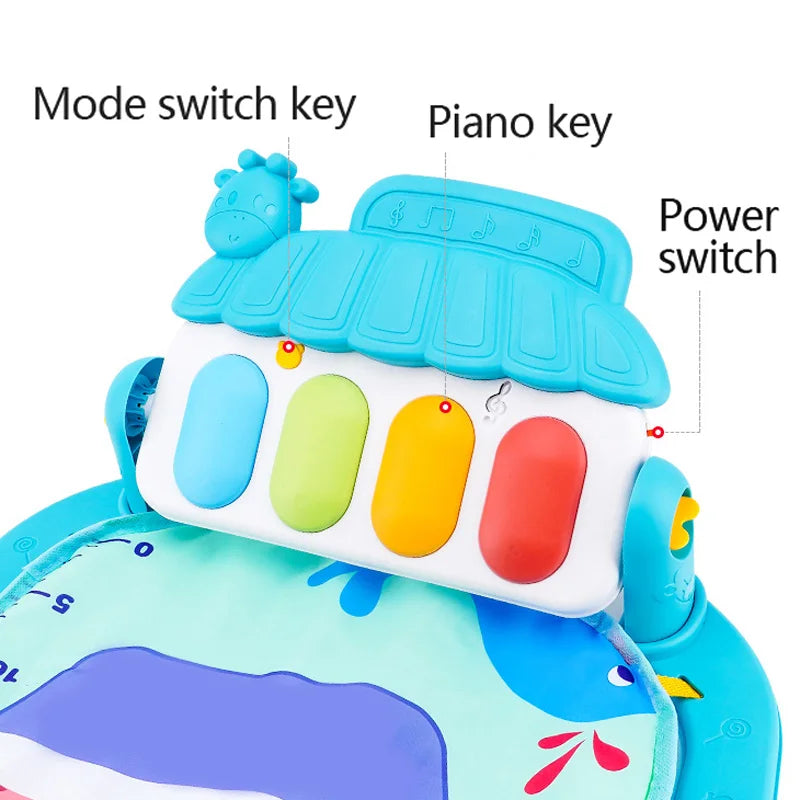 Baby Fitness Play Gym with Piano, Music & Lights
