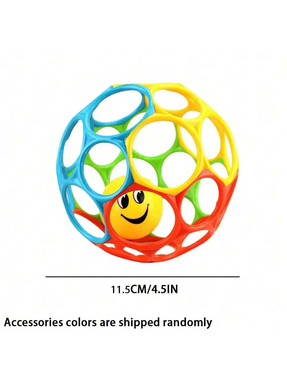 Baby Soft Grasping Rattle Ball with Bell