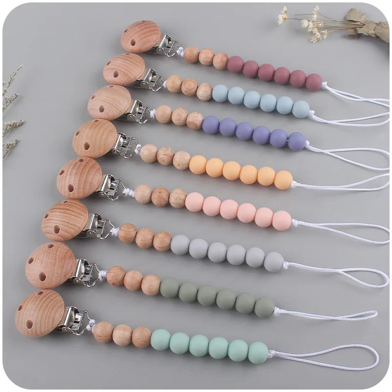 Silicone Baby Pacifier Clip Chain