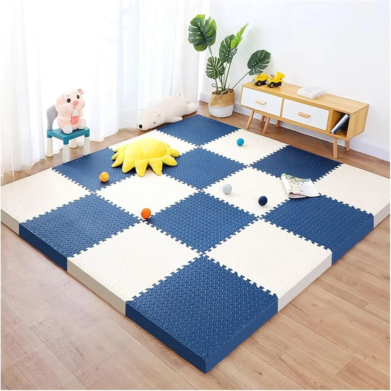 Baby Foam Puzzle Play Mat – 8 Pieces, 2.5cm Thick