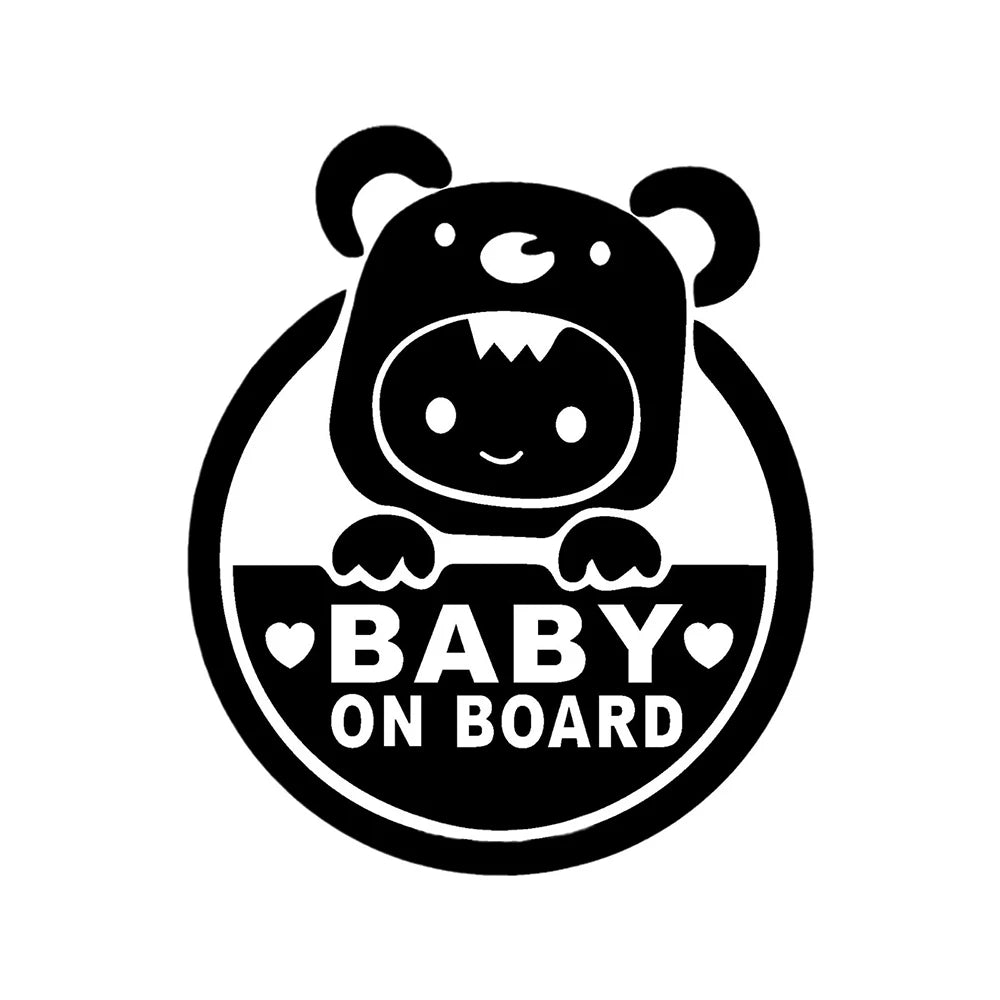 Baby On Board Reflective Car Sticker – PVC Safety Decal