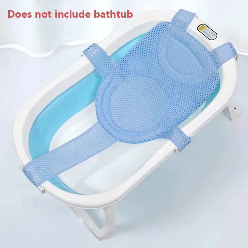 Baby Bath Net Seat Cushion – Adjustable Bathtub Support