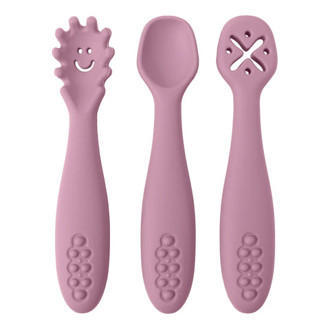 Baby Silicone Weaning Spoon Set – 3 Pack
